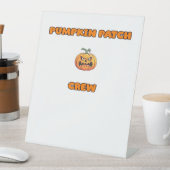 Pumpkin Patch Crew Matching Fall Outfits Classic T Sockelschild (In Situ)