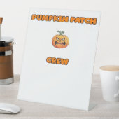 Pumpkin Patch Crew Matching Fall Outfits Classic T Sockelschild (In Situ)