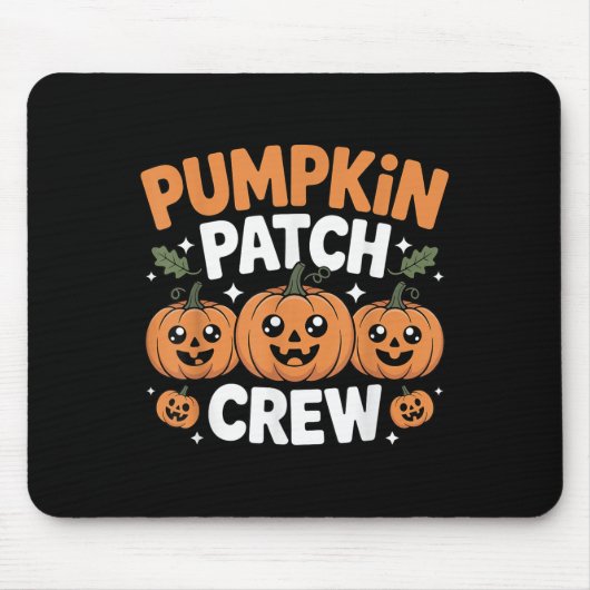 Pumpkin Patch Crew Matching Family Fall Autumn  Mousepad (Vorne)