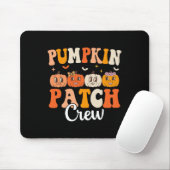 Pumpkin Patch Crew Matching Family Groovy Fall Hal Mousepad (Mit Mouse)
