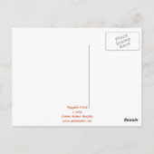 Pumpkin Patch - Dankbarkeit Postkarte (Rückseite)