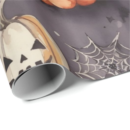 Pumpkin Patch Delight: Halloween sprichwörterliche Geschenkpapier (Rolleneckpunkt)