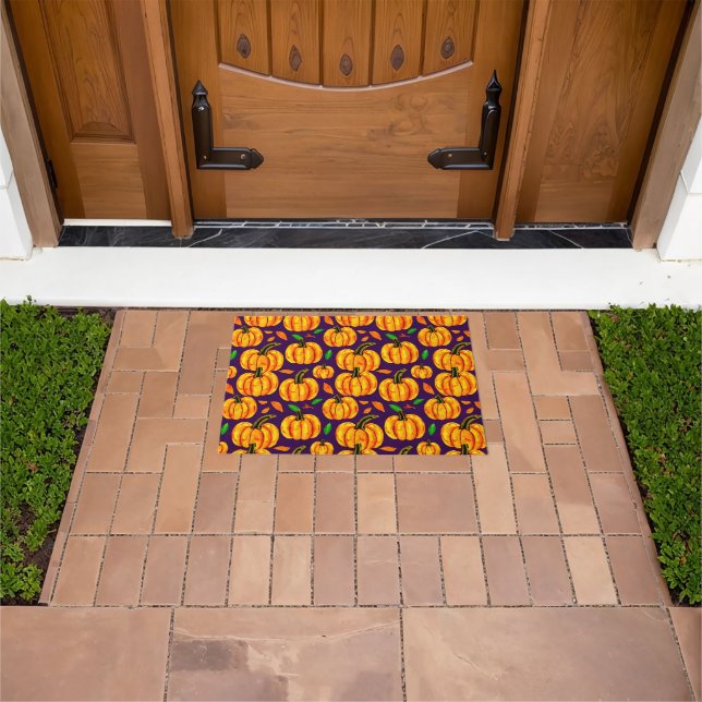 Pumpkin Patch Door Mat Fußmatte (Außenbereich)