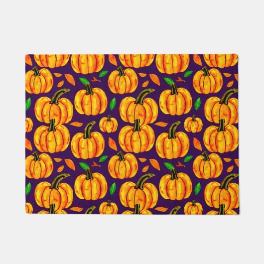 Pumpkin Patch Door Mat Fußmatte (Vorderseite)