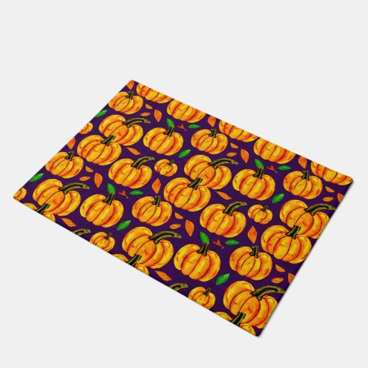 Pumpkin Patch Door Mat Fußmatte (Schrägansicht)