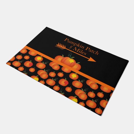 Pumpkin Patch Doormat Fußmatte (Schrägansicht)