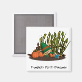 Pumpkin Patch Dreamer Magnet (Vorderseite/Rückseite)