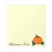 Pumpkin Patch Editor Notizblock (Vorderseite)