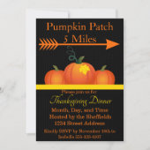 Pumpkin Patch Einladung (Vorderseite)