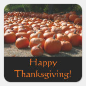 Pumpkin Patch Erntedank Sticker (Vorderseite)