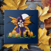 Pumpkin Patch Fairy Fliese