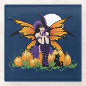 Pumpkin Patch Fairy Glasuntersetzer (Vorderseite)