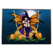 Pumpkin Patch Fairy Große Geschenktüte (Rückseite)