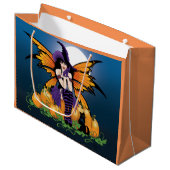 Pumpkin Patch Fairy Große Geschenktüte (Vorderseite Schrägansicht)