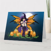 Pumpkin Patch Fairy Karte (Vorderseite)