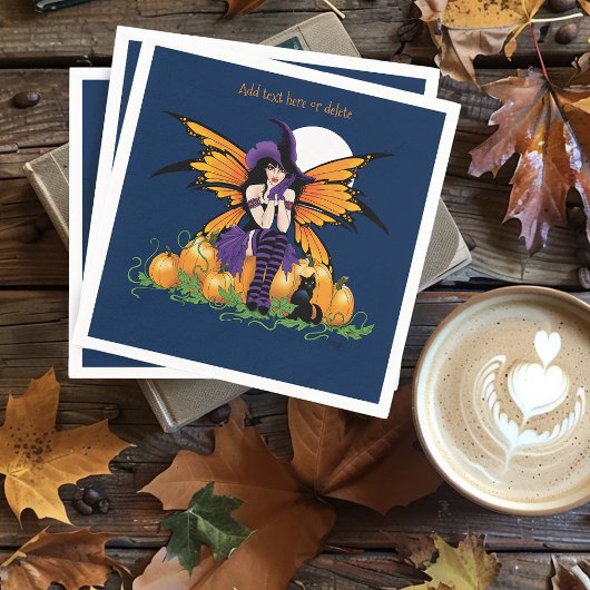 Pumpkin Patch Fairy Serviette