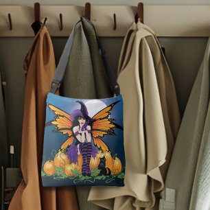 Pumpkin Patch Fairy Tragetaschen Mit Langen Trägern