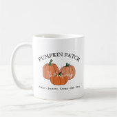 Pumpkin Patch Family or Company Employee Names Kaffeetasse (Links)
