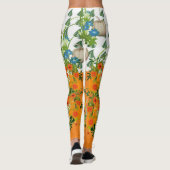 Pumpkin Patch Festival Fall Color Foliage Grüne Leggings (Rückseite)