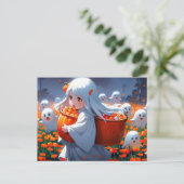Pumpkin Patch Fright Postkarte (Stehend Vorderseite)