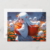 Pumpkin Patch Fright Postkarte (Vorne/Hinten)