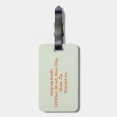 Pumpkin Patch Gepäckanhänger (Rückseite vertikal)