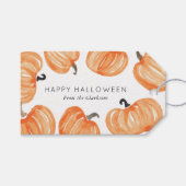 Pumpkin Patch Geschenkanhänger (Vorderseite (Horizontal))