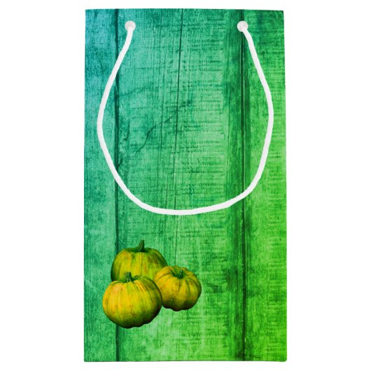 Pumpkin Patch Geschenktasche Kleine Geschenktüte (Rückseite)