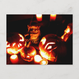 Pumpkin Patch Gnome III Postkarte