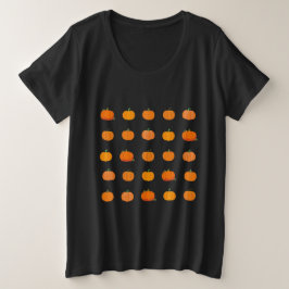 Pumpkin Patch Große Größe T-Shirt