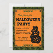 Pumpkin-Patch Halloween Einladung (Vorderseite)