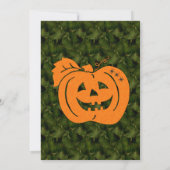 Pumpkin-Patch Halloween Einladung (Rückseite)