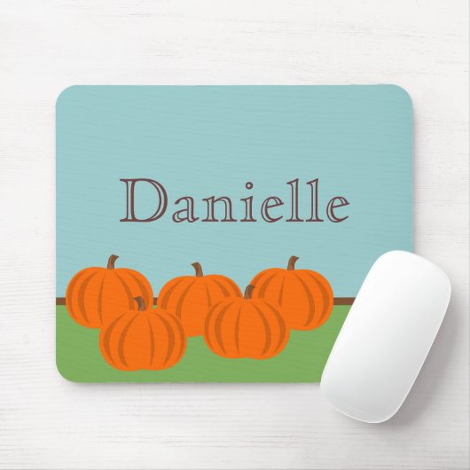 Pumpkin Patch Halloween Mousepad (Mit Mouse)