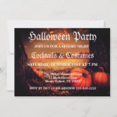 Pumpkin Patch Halloween-Party Einladung (Vorderseite)