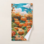 Pumpkin Patch Harvest Handtuch (Handtuch)