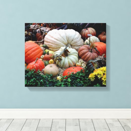 Pumpkin Patch Harvest Leinwanddruck (Insitu (Holzboden))