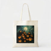 Pumpkin Patch Haunt: Halloween Glow Tasche (Vorne)
