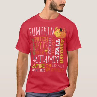 Pumpkin Patch Herbst Png T-Shirt