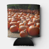 Pumpkin Patch Herbsternte Fotografie Dosenkühler (Rückseite)