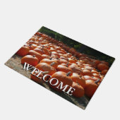 Pumpkin Patch Herbsternte Fotografie Fußmatte (Schrägansicht)