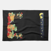 Pumpkin Patch Hexe Geschirrtuch (Horizontal)