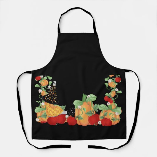 Pumpkin Patch Hexe Schürze (Vorderseite)