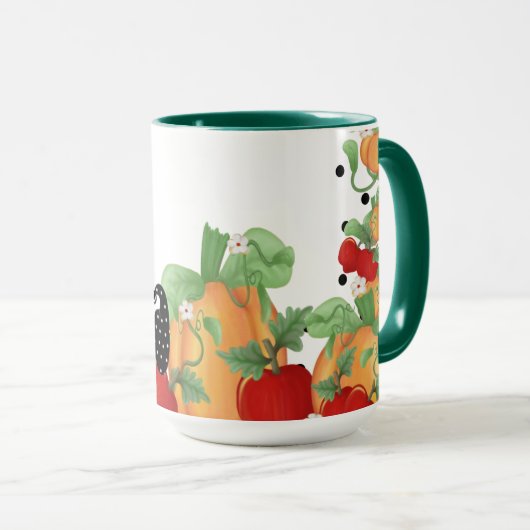 Pumpkin Patch Hexe Tasse (VorderseiteRechts)