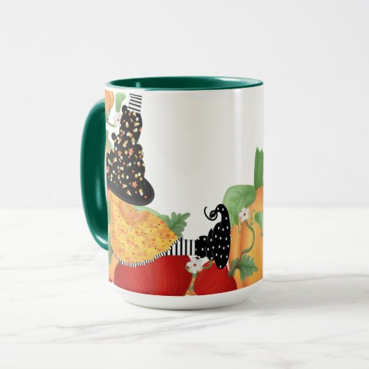 Pumpkin Patch Hexe Tasse (Vorderseite Links)
