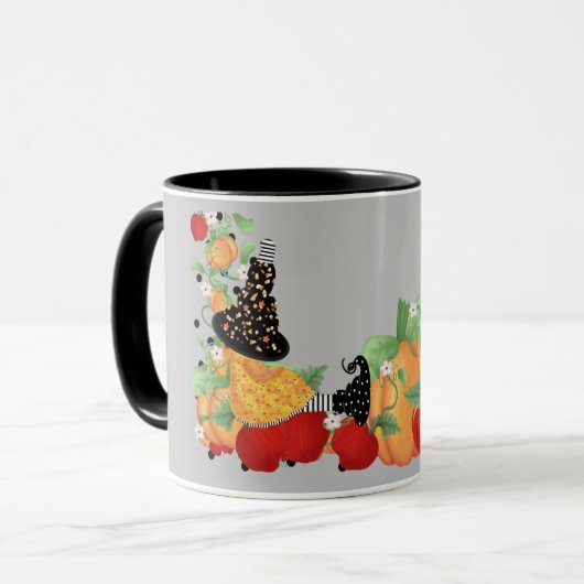 Pumpkin Patch Hexe Tasse (Vorderseite Links)