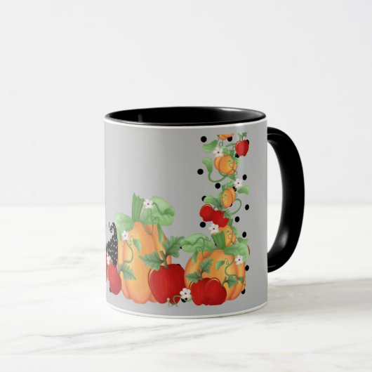 Pumpkin Patch Hexe Tasse (VorderseiteRechts)