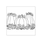 Pumpkin Patch Illustration Art Briefmarke Gummistempel (Prägung)