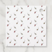 Pumpkin Patch Illustration Vielen Dank Geschenkanhänger (Rückseite)