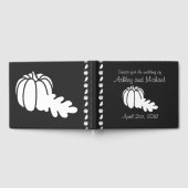 Pumpkin Patch in Black Gast Book Gästebuch (Voll)