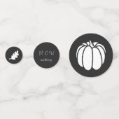 Pumpkin Patch in Black Table Confetti Konfetti (Vorderseiten)